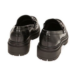 Mocasines platform negros impresiòn coco, Primadonna, 223012218CCNERO035, 003 preview