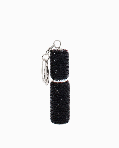 &Eacute;tui &agrave; parfum noir avec cristaux scintillants, BLACK