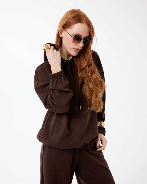 Felpa testa di moro urban chic, DK BROWN