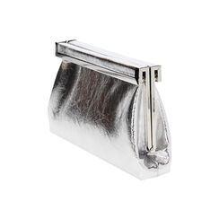 Clutch mujer plateada en laminado, Primadonna, 255126163LMARGEUNI, 003 preview