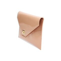 Pochette donna nude in vernice, Primadonna, 255125554VENUDEUNI, 003 preview
