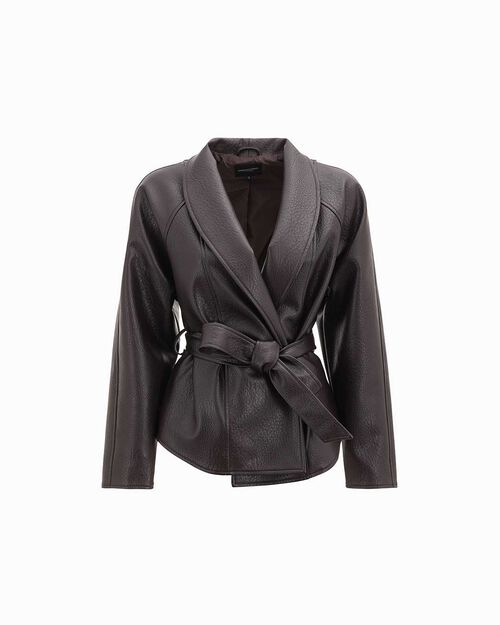 Giacca testa di moro in materiale sintetico, DK BROWN