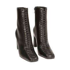 Bottines noirs, talon 8,5 cm , Special Price, 184848301EPNERO036, 002a