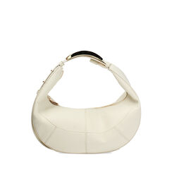 Bolso de mano crema con bandolera fija, Primadonna, 275130159EPPANNUNI, 001a