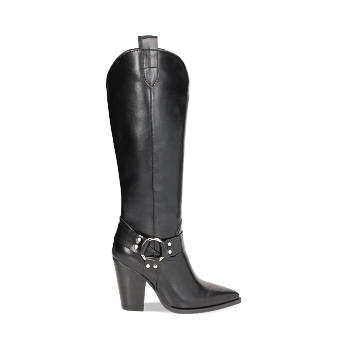 Bottes texanes noires, Primadonna, 233086308EPNERO035