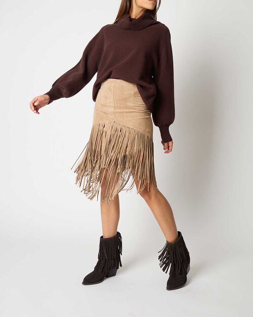 ROPA FALDA MICROFIBRA CAME, CAMEL