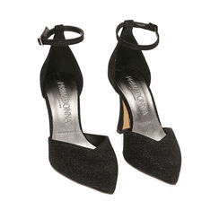 Décolleté negro glitter, tacón 9,5cm , Special Price, 18L412651GLNERO037, 002a