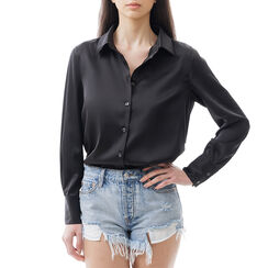 ABBIGLIAMENTO CAMICIA TESSUTO NERO, Primadonna, 21C921026TSNEROM, 001a