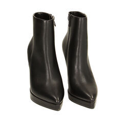 CALZATURA TRONCHETTI SINTETICO NERO, Primadonna, 222101601EPNERO037, 002a