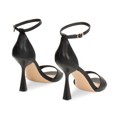 Sandales noires avec talon de 9,5 cm, Primadonna, 274961217EPNERO035, 004 preview