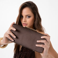 Clutch testa di moro con tracolla removibile, Primadonna, 272342370RSMOROUNI, 002a