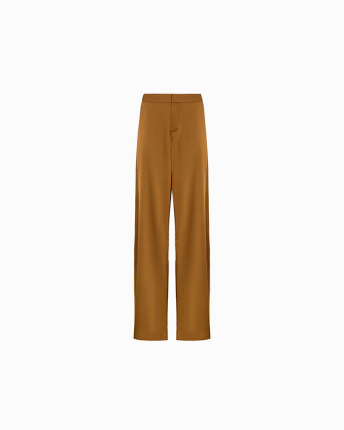 Pantalon couleur rouille &agrave; la coupe &eacute;l&eacute;gante, RUST