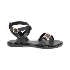 Sandali bassi neri con braccialetto, Primadonna, 234922081EPNERO035, 001 preview