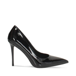 Salón negro con tacón de 10 cm de mujer, Primadonna, 262130616VENERO035, 001a