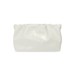 Pochette bianca lucida con tracolla removibile, Primadonna, 261751040EUBIANUNI, 005 preview