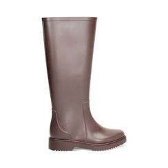 Bottes en PVC brun foncé avec semelle confortable, Primadonna, 260957002PVMORO036, 001a