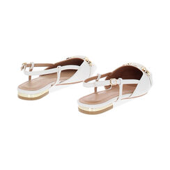 Bailarinas slingback de mujer blancas en punta, Primadonna, 254906043EPBIAN036, 004 preview