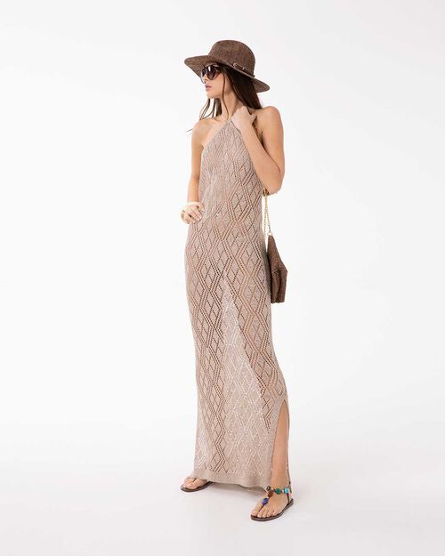 VETEMENTS ROBE TISSU OROG, GOLD