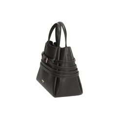Sac &agrave; main noir avec d&eacute;tails &eacute;l&eacute;gants, Primadonna, 27D900848EPNEROUNI, 003 preview