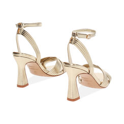 Sandalia de tacón para mujer dorada cómoda, Primadonna, 254944901LMOROG035, 004 preview