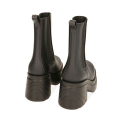 Chelsea boots da pioggia neri in pvc, Primadonna, 200901002PVNERO035, 003 preview