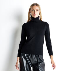 Maglia nera collo alto, Primadonna, 22U423642TSNEROL, 001 preview
