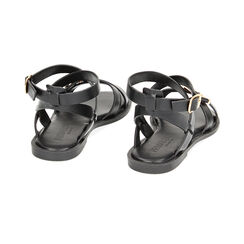 Sandali bassi neri con braccialetto, Primadonna, 234922081EPNERO035, 003 preview