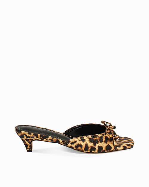 WOMEN SHOES SLIPPER SYNTHETIC LEOP, LEOPARD