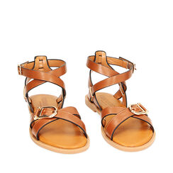 Sandalias planas marrones, Primadonna, 234922081EPMARR035, 002a