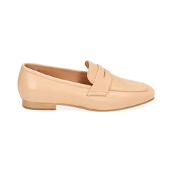 WOMEN SHOES MOCASSINS LEATHER NUDE, Primadonna, 21N822007PENUDE036, 001 preview