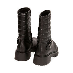 Bikers neri, tacco 4,5 cm , Primadonna, 183005702TPNERO036, 004 preview