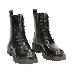 Anfibio nero in pelle, Primadonna, 24N532031PENERO035, 002 preview