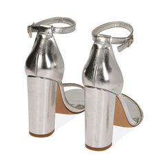 Sandali argento laminato, tacco 10,5 cm , ULTIME OCCASIONI, 192760806LMARGE036, 004 preview