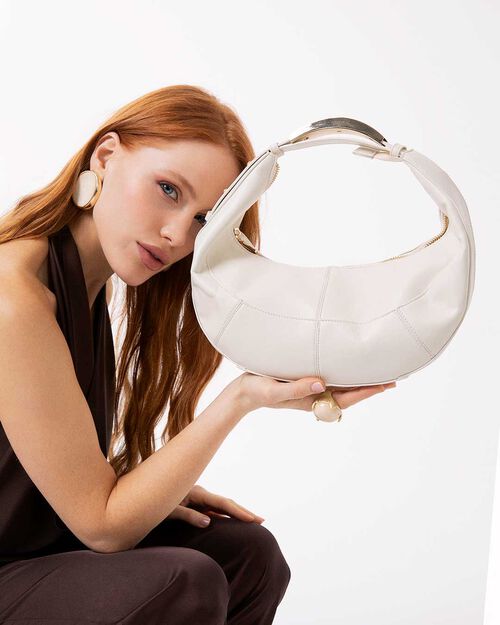 Borsa a mano panna, CREAM