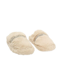 Pantofole panna, 244702213FUPANN035, 002a