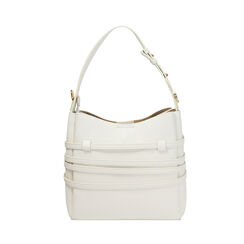Bolso de mano blanco con elegancia atemporal, Primadonna, 27D900850EPBIANUNI, 004 preview