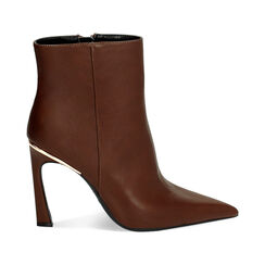 Tronchetto cognac, tacco 10,5 cm, Primadonna, 242110601EPCOGN035, 001 preview