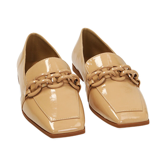 Mocassini beige donna sales