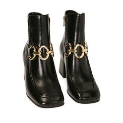 Ankle boots neri, tacco 6,5 cm , Special Price, 20L440033EPNERO037, 002a