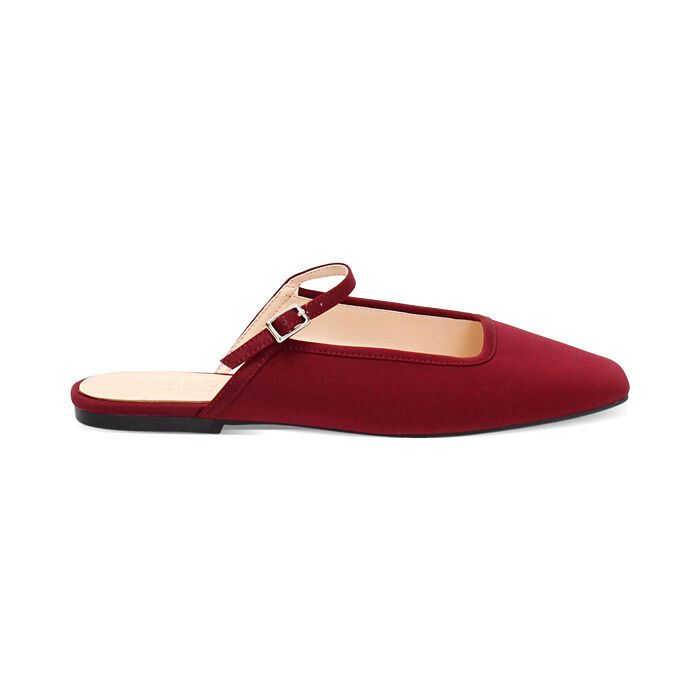 Zuecos mujer burdeos de tela, Primadonna, 25N146006LYBORD036