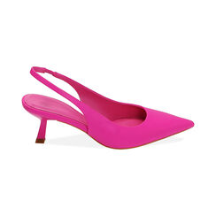 Décolleté slingback fucsia, tacco 6 cm, Primadonna, 212141502EPFUCS035, 001 preview