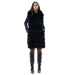 Abrigo negro sin mangas, 24B400901FUNEROM, 001a