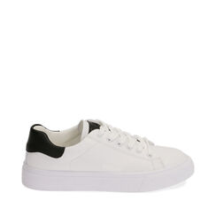 Sneakers bianco/nere, SPECIAL SALES, 172621209EPBINE040, 001a