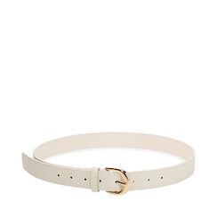 Ceinture cr&egrave;me avec boucle d&eacute;corative, Primadonna, 27B413710EPPANNUNI, 001a