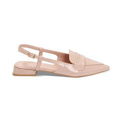 Ballerine slingback nude in naplack, Primadonna, 234906901NPNUDE035, 001 preview