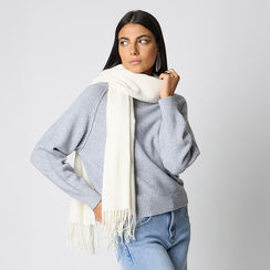 Sciarpa in tessuto panna da donna, Primadonna, 26B483517TSPANNUNI, 002 preview