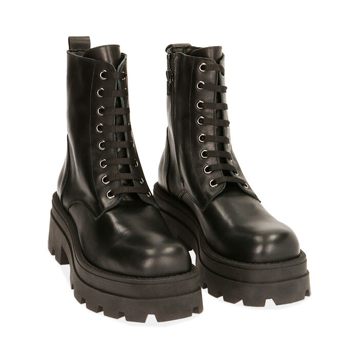 Botas negras de piel para mujer | Primadonna Collection