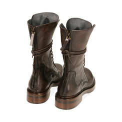Anfibi testa di moro in pelle, Primadonna, 205317427PEMORO035, 003 preview