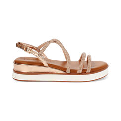 Compensées femme rose doré avec pierres, Primadonna, 254927202ETRAOR035, 001 preview