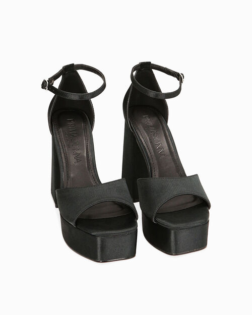 ZAPATOS SANDALIA RASO NERO, BLACK